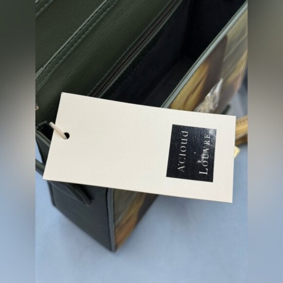 🆕 A. CLOUD x LOUVRE MUSEUM 🧿 NWT "Mona Lisa" DaVinci Handbag Chain Crossbody - Picture 8 of 16